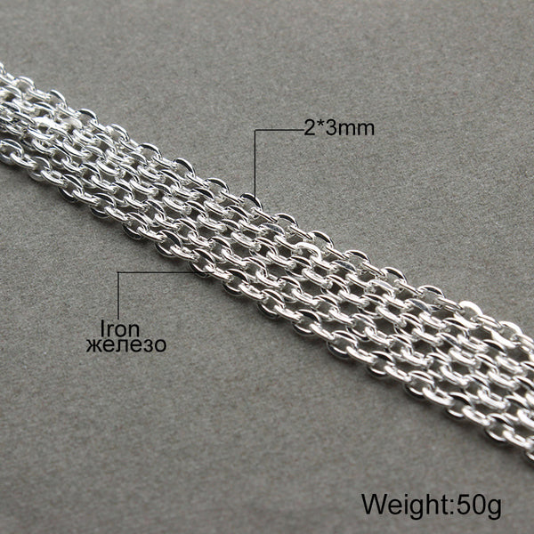 Plated DIY Necklace Chains