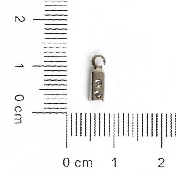 Stainless Steel Crimp End Caps Buckle