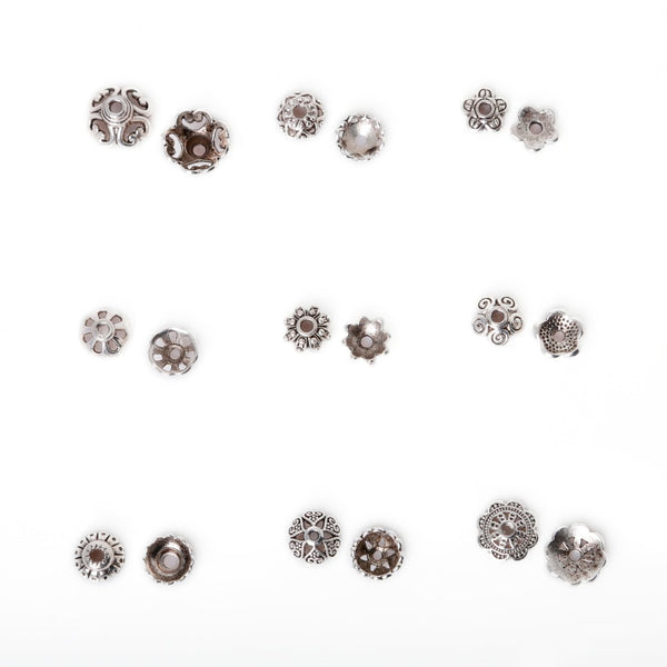 Vintage Filigree DIY Jewelry Caps