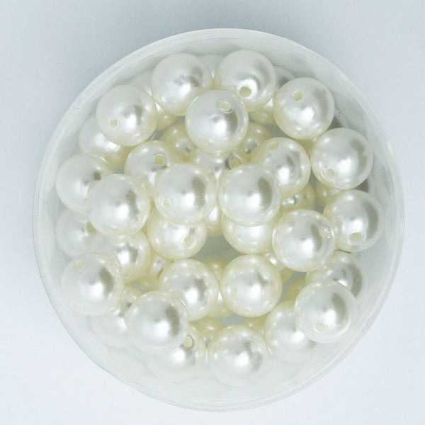 White Ivory Pearl Beads