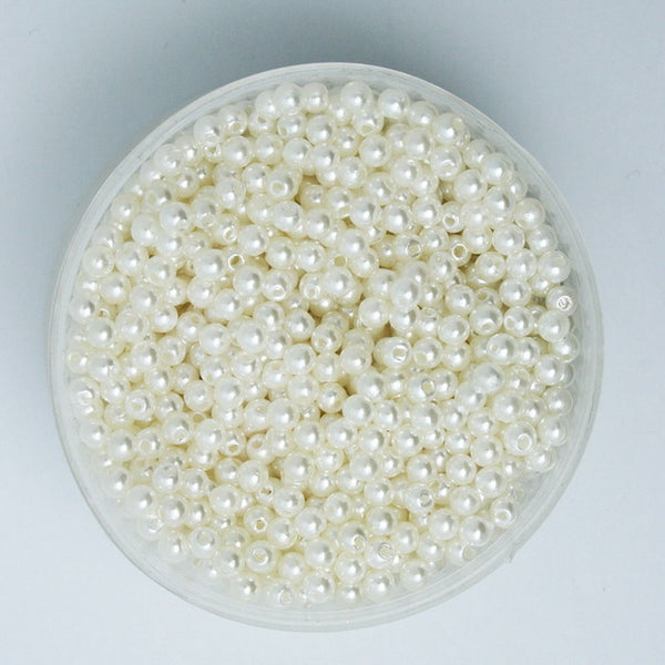 White Ivory Pearl Beads
