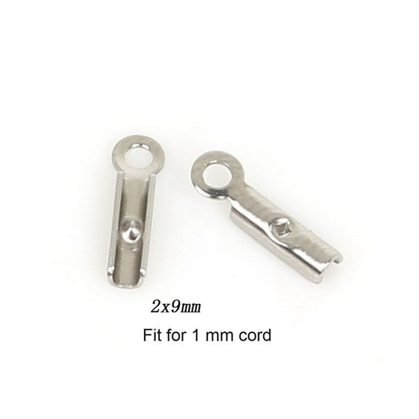 Stainless Steel Crimp End Caps Buckle