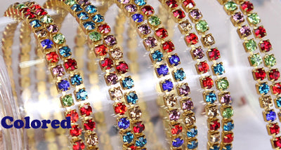 DIY Jewelry Crystal Golden Chain