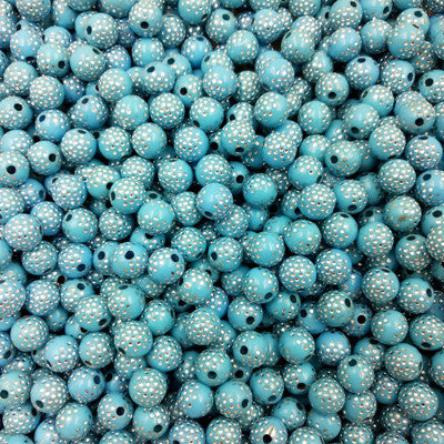Shiny Round Loose Spacer Beads
